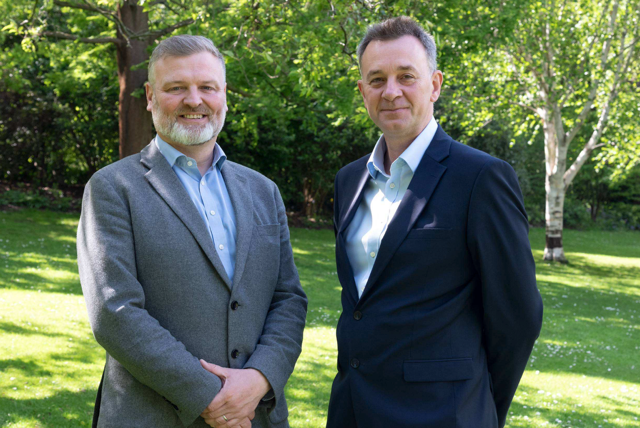 A photo of Robin Blacklock and Justin Lamb